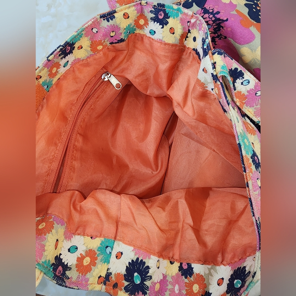 Floral Multicolor Tote Bag - Picture 2 of 2